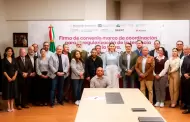 Avanza gobierno de M�xico y Baja California en justicia social del Ejido Rojo G�mez con convenio de regularizaci�n de tierras