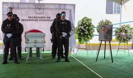 Despiden con honores a la agente Dafny Astrid Manzano C�rdova