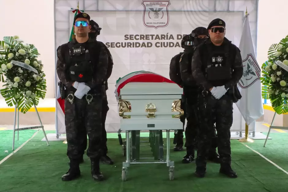 Despiden con honores a la agente Dafny Astrid Manzano Córdova