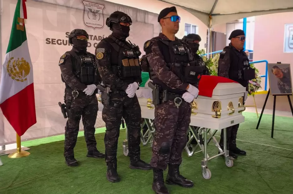 Despiden con honores a la agente Dafny Astrid Manzano Córdova