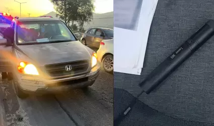 Detienen en Tijuana a varias personas tras apuntar con l�ser a agentes fronteriz