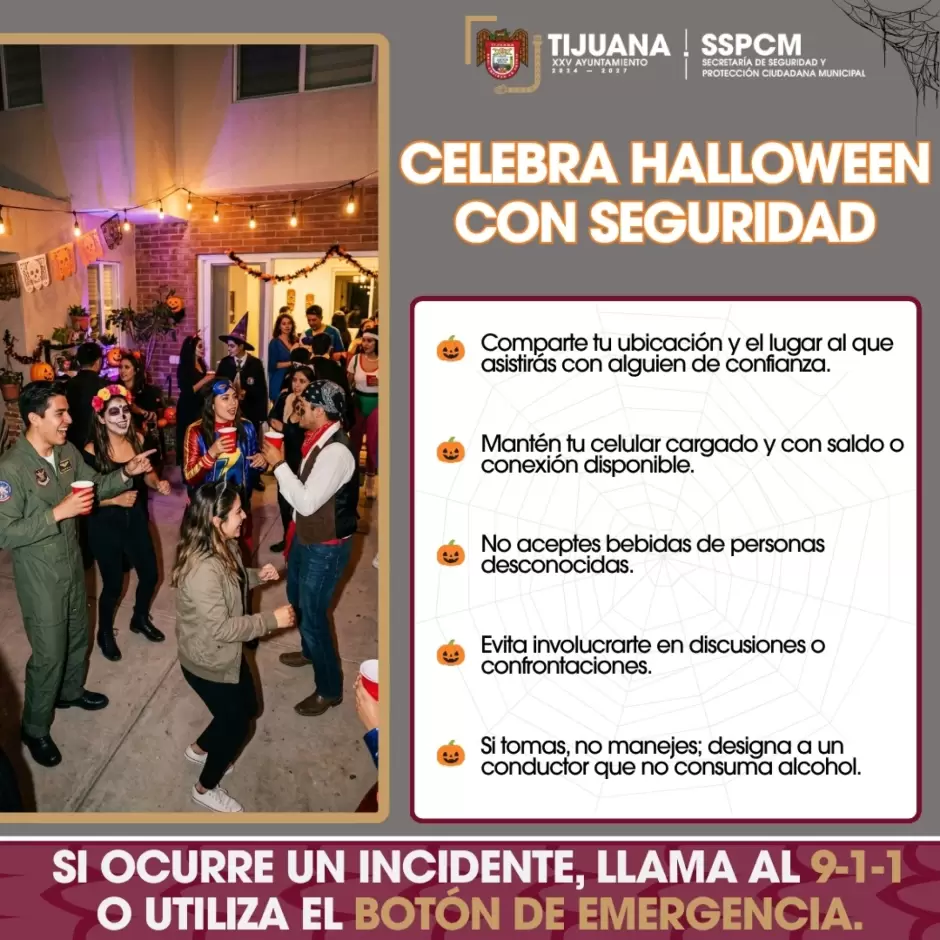 Desplegar�n m�s de 180 polic�as en Zona Centro por festejos de Halloween
