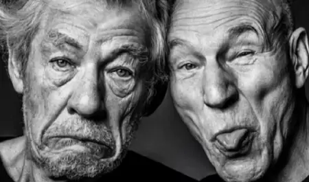 Ian McKellen y Patrick Stewart