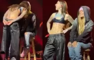 �Casi se besan! Karol G y Young Miko protagonizan atrevido momento en pleno concierto y desatan pol�mica