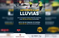 Exhorta Protecci�n Civil a anticiparse a las lluvias con medidas preventivas