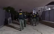 Agentes de libertad condicional del condado arrestan a dos personas durante una operaci�n de cumplimiento de las normas de Halloween